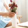 Vaso Cerâmico Estilo Ins com Flores Secas para Sala de Estar, Gabinete de TV, Gipsofila Branca, Decoração de Casa Hidropônica, Feito à Mão