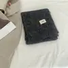 Recuerdos de Color Sólido ~ Cinturón Suave tipo cera huevo Bufanda de Cachemira Temperamento Coreano para Mujer Tejido Retro Cálido para el Cuello Moda para Hombre