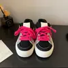 Zapatos de Lona con Estampado de Leopardo Retro Resistentes al Desgaste para Mujer 2026 Otoño Nuevo Estilo Tendencia Versátil Bloque de Color Diseño de Zapatos Casuales