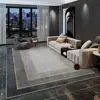 Tapete Minimalista para Sala de Estar Transfronteiriço, Tapete para Mesa de Centro e Sofá, Tapete Refrescante para Pés, Tapete de Veludo Cristal para Casa, Tapete de Quarto ao Lado da Cama