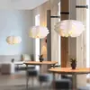 Estilo Crema Creativo Cálido Restaurante Araña Famoso de Internet Chica Ins Dormitorio Lámpara de Mesita de Noche Nórdico Flor Escama de Pez Lámparas