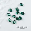 Popular Esmeralda Punta Inferior Manicura Forma Especial Diamante Multifacético Amor Hacha Super Brillante Versátil Uña Diamante Joyería Al Por Mayor