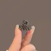 Acessórios de Cabelo de Alta Qualidade Outono 2025 Espiga de Trigo de 6cm Mini Presilha Garra Tendência Quente do Tiktok Luxo Leve Sensação de Alta Qualidade Presilha de Cabelo de Cristal Ins