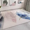 Tapete de chão nórdico ins moderno minimalista para quarto sala de estar mesa de centro cobertor totalmente coberto Tapete grande da Rede Influencer cobertor de cabeceira para casa