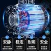 Bomba de aire de doble cilindro para coche Dai Sheng bomba de aire para llantas de coche eléctrica 12V bomba de aire portátil para coche