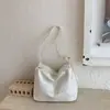 Bolso de Moda Estilo Coreano, Gran Capacidad, Bolso de Hombro Elegante, Nuevo Modelo 2026, Bolso Tote Sencillo, Bolso Tote con Bordado de Letras
