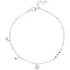 Pulsera de corazón de plata de ley s925 brillante con diamantes, diseño de nicho femenino, joyería de mano de lujo ligero de alta calidad, estilo frío de Ins