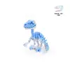 Impreso en 3D Popular Serie de Dinosaurios Velociraptor Divertido Juguete Figura Regalo Esqueleto Simulación Alivio del Estrés