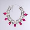 Cross-border Novo Personalizado Multi-camadas Cristal Gota de Água Colar Corrente Moda All-match Diamante Clavícula Cadeia Colar colar