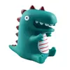 Decoración de pastel de Dinosaurio pequeño caricatura Monstruo pequeño muñeco de juguete Niños Bebé accesorios para hornear de cumpleaños enchufe