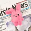 Peluche de Conejo de Orejas Rizadas, Accesorios Colgantes de Broche de Conejo de Orejas Plegadas, Muñeco Suave Lindo, Zapatos de Conejito, Calcetines, Accesorios para la Cabeza DIY. Accesorios