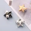 Cortina de Estrella de Cinco Puntas Hebilla Magnética Metálica, Cierre Desmontable sin Clavos Anti-Fugas de Luz Amarre de Cortina Botón Magnético a Presión