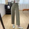 Um salva-vidas para quadris largos! Jeans de cintura alta, modelador, corte justo, perna curva para mulheres, coleção de outono, calça avó cropped de perna reta, H091109