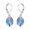 Rongyu desea AliExpress, nueva imitación Aobao, árbol de la vida, hebilla de oreja en forma de gota, joyería de moda europea y americana para damas.