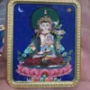 Promoção Quente Xizang Nepalesa Pintada à Mão Pura Thangka Oito Guardiões do Zodíaco Núcleo de Cartão 4*5