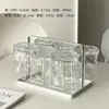 Juego de cristalería de lujo de alta gama, discreto, sencillo y moderno, adecuado para uso familiar en la sala de estar, para servir a los invitados y para bebidas.