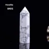 Cristal Natural Pedra Bruta Pilar Pontiagudo Pilar de Cristal Semi-precioso Cristal Branco Citrino Prisma Hexagonal Ornamento de Mesa Atacado