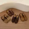 Zapatos Birkenstock Estilo Coreano Más Vendidos para Mujer Otoño 2026 Nuevos Zapatos Mary Jane Punta Redonda Correa Doble Hebilla Zapatos Individuales Zapatos Casuales Versátiles