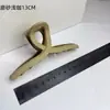 Pasador Coreano Mate Esmerilado Tocado de Alta Gama Pinza para el Cabello Pinza para el Baño Pinza de Tiburón Retro Francesa en la Parte Posterior de la Cabeza