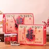 Caja de Regalo Portátil de Año Nuevo en Stock Año del Caballo Caja Roja de Regalo de Año Nuevo Grande de Gama Alta Frutos Secos Alimentos Cocidos Caja de Regalo de Año Nuevo