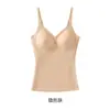 Capa base de terciopelo mousse ligera y cálida, sin costuras, adelgazante, moldeadora del cuerpo, cuello en V invisible, engrosada, tejido cepillado, camiseta térmica