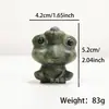 Serie Rana Xiu Yu Piedra Cruda de Cristal Natural Tallas Animales de Dibujos Animados Jade Adornos de Escritorio Venta al por Mayor Transfronteriza