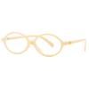 Gafas lisas retro ovaladas de montura pequeña anti-luz azul estilo nerd medio antiguo Gafas marco estilo Zhang Yuanying Homegirl moda