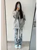 Jeans Slim Reto de Cintura Média Tendência Retro Cool Americano para Mulheres Chegada Nova Primavera e Outono Modelador de Corpo Valorizador Jeans Hot Girl Tendência