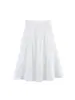 2026 Aliexpress Verano Nuevo Estilo Francés Dulce Artístico Conjunto de Dos Piezas Blanco con Bordados, Top sin Mangas y Falda