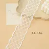 Cinta de Encaje Transparente de Alta Venta Bordado de Encaje Lazo Hecho a Mano Accesorios para Ropa Accesorios para el Cabello Decoración de Diadema Cinta de Malla