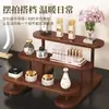 Estante de Armazenamento de Mesa para Sala de Estar Estante de Armazenamento Multicamadas Tipo Escada Porta-Copos de Água Copo de Café Conjunto de Chá Estante de Exibição para Bancada