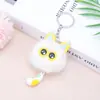 Encantador Dibujo Animado de Celebridad de Internet Colgante de Llavero de Peluche para Mochila Cadena de Teléfono Accesorio Pequeño