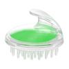 Scalp Massagem pente doméstico silicone massagem escova escova de banho cristal transparente limpeza couro cabeludo shampoo escova de massagem escova shampoo escova