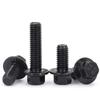 Tornillos de alta resistencia grado 10.9 con brida dentada M6~M16 Galvanizado Negro Cabeza Hexagonal Externa con Brida Estándar de Guangdong Gbwm