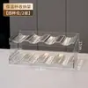 Estante de Almacenamiento para Vasos de Agua para Uso Doméstico en el Gabinete de la Sala de Estar, Portavasos Aislado de Acrílico, Estante de Almacenamiento de Gran Capacidad a Prueba de Polvo para Escritorio