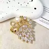 Broche de Nuevo Estilo Transfronterizo, Ramillete Colorido para Mujer, Alfiler Exquisito, Estilo Retro Europeo y Americano, Accesorio para Traje, Joyería Anti-Exposición
