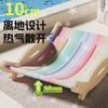 Nido Mat de Verano, Cama de Campaña, Casa para Perro Peluche, Casa para Gato, Colchoneta de Hielo Transpirable, Madera de Pino, Resistente a la Humedad, Extraíble y Lavable, Adecuado para Todas las Estaciones
