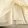 Camisa Leve e Respirável para Mulheres - Estilo Outono 2026 - Design Solto com Manga Lanterna e Pregas - Top Casual