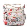 Bolso de Hombro Estampado de Moda para Mujer Gran Capacidad Simple Ligero Bolso Cruzado Viaje Casual Cotidiano Bolso de Tela Bolso para Mamá