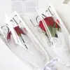 Empaque de flor rosa individual Día de la Madre Clavel bolsa para ramo individual 520 bolsa para ramo de enamorados al por mayor