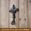 Gancho Retro de Hierro Forjado y Fundido Estilo Europeo para Patio Jardín Exterior Decoración Creativa Gancho de Pared para Colgar Ropa y Llaves