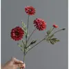 Flores de Crisântemo Selvagem Simulação Estilo Floresta Pastoral Decoração de Hotel para Casamento Festival Locais de Eventos Adereços para Fotos Flores Decorativas Flores de Seda Atacado
