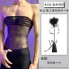 Lobe Ropa Interior Sexy Transparente Hueca de Una Pieza Atuendo de Malla para Hombre, Talla Grande Conjunto de Uniforme Sexy de Tentación