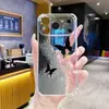 Estojo de Celular Airbag Anti-Choque com Pintura de Tinta Borboleta Elegante para iPhone 17 Pro, Capa Transparente de TPU Ultrafina Venda por Atacado