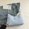 Bolsa Tote de Gran Capacidad para Mujer, Estilo Nuevo, Versátil, Sencilla, Bolso de Hombro, Bolso Cruzado, Bolsa Tote Plegada