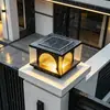Lámpara de columna, lámpara de poste solar, lámpara de poste para jardín, villa, patio, lámpara de poste para entrada de patio exterior, aplique de pared