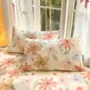 Funda de almohada de algodón puro, pieza individual, paquete doble de algodón puro, funda de almohada estampada para cuatro estaciones, 48 cm x 74 cm, funda interior para núcleo de almohada, pieza individual