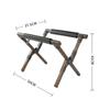 Soporte Plegable para Cubeta de Hielo de Camping para Exterior de Madera Conveniente Campamento Campo Almacenamiento Simple Aislamiento Soporte para Caja de Cubeta de Hielo