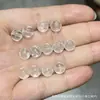 Coleção de Cristal Branco Natural, Contas de Abóbora, Contas de Flor de Maracujá, Acessórios Artesanais, Pulseiras DIY Feitas à Mão, Joias da Moda