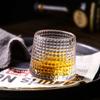 Vaso Giratorio de Vidrio Espeso, Vaso Personalizado Clásico para Licor al por Mayor, Elegante Taza Giratoria para Vino Tinto y Té, Vaso Giratorio para Whisky